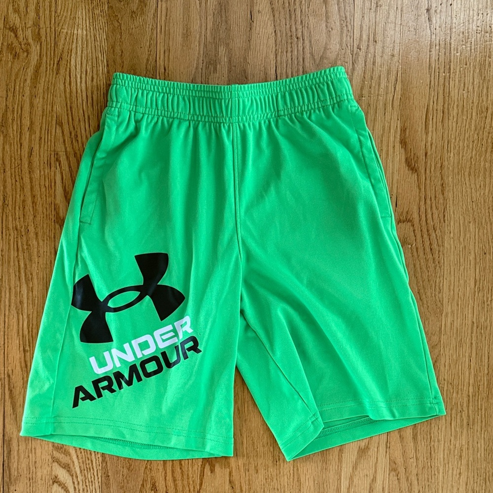 Under Armour Electric Green Athletic Shorts